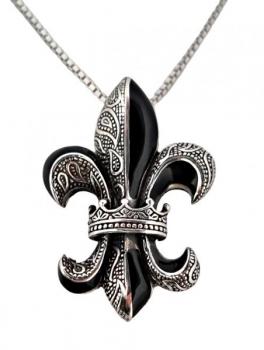 Přívěsek s řetízkem - heraldická lilie Přívěsek s řetízkem - heraldická lilie