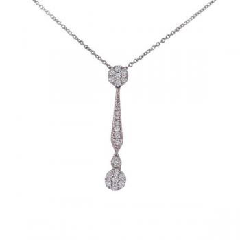 Zlatý náhrdelník s přírodními diamanty Zlatý náhrdelník s přírodními diamanty