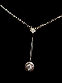 Art Deco kolier s brilianty Art Deco kolier s brilianty