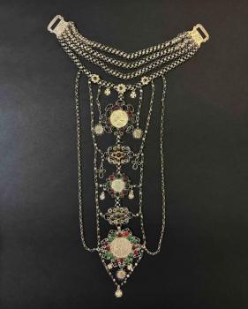 Stříbrný náhrdelník k lidovému kroji Stříbrný náhrdelník k lidovému kroji