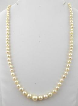 Náhrdelník z mořskými perel o průměru 3-7 mm